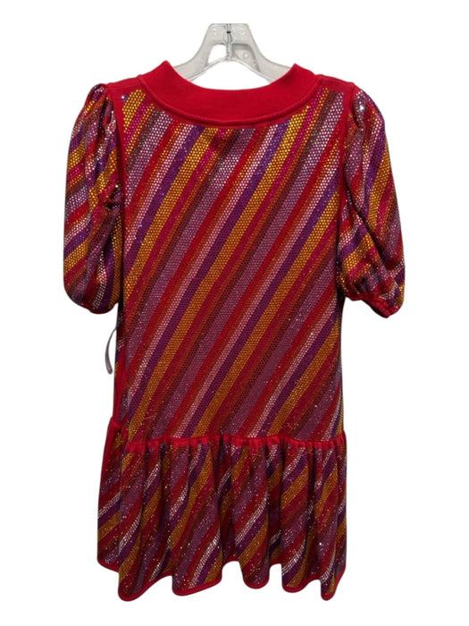 Queen of Sparkles Size S Red & Multi Cotton & Polyester Embellished Dress Red & Multi / S