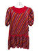 Queen of Sparkles Size S Red & Multi Cotton & Polyester Embellished Dress Red & Multi / S