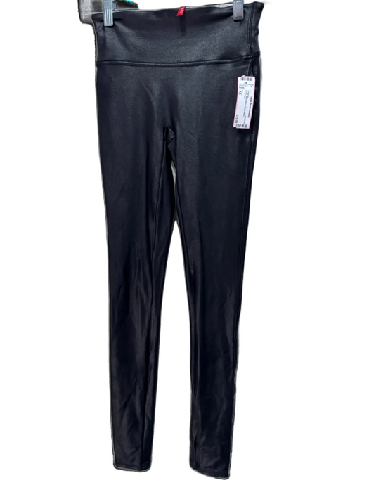 Spanx Size XS Black Nylon Blend Elastic Waist Leggings Black / XS