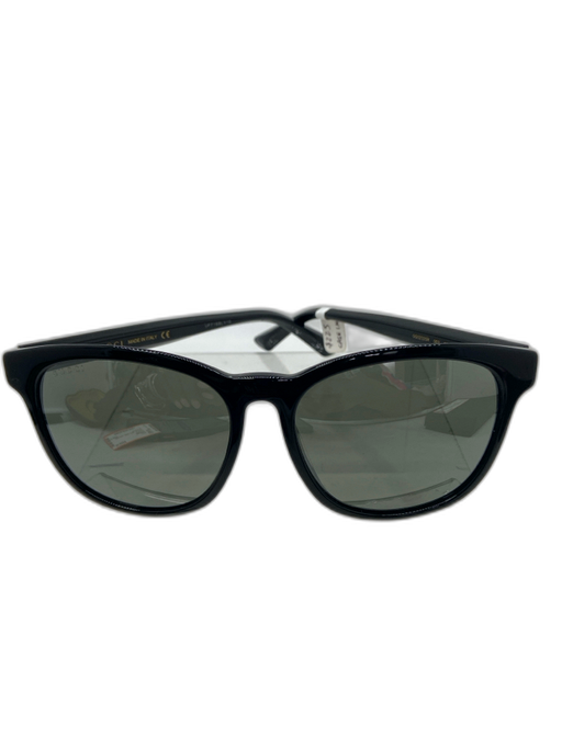 Gucci Black Plastic Gold Detail Sunglasses Black
