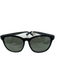 Gucci Black Plastic Gold Detail Sunglasses Black