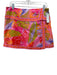 J. Marie Size M Pink, Orange, multi Cotton Abstract Floral Embroidered Skirt Pink, Orange, multi / M