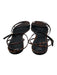 Schutz Shoe Size 10 Tortoise brown Leather All Over Print Ankle Strap Sandals Tortoise brown / 10