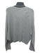 Aqua Size Est S Gray Knit Half Button Long Sleeve Waffle Top Gray / Est S