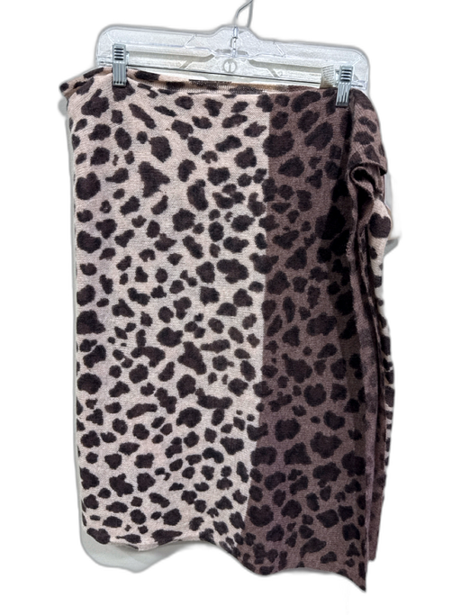 In Cashmere Beige & Brown Cashmere Leopard Rectangle scarf Beige & Brown / One Size