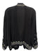 Johnny Was Size S Black, Blue, Multi Rayon Embroidered Floral Print Top Black, Blue, Multi / S