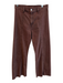 Pistola Size 27 Brown Cotton High Rise seam detail Zip Fly Wide Leg Jeans Brown / 27