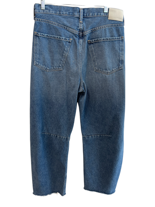 Citizens of Humanity Size 27 Light Wash Cotton High Rise Distressed Barrel Jeans Light Wash / 27