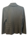 St John Size 4 Black No Fabric Tag Long Sleeve Knit Sequin Design Zip Up Jacket Black / 4