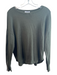 J Society Size XS Green Cotton Long Sleeve Round Neck Solid Color Knit Sweater Green / XS