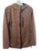 Lysse Size XS Brown Polyester Long Sleeve Quilted Hooded Zip front Coat Brown / XS