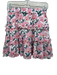 Oliphant Size XS Pink, Green, Multi Cotton Elastic Waistband Floral Print Skirt Pink, Green, Multi / XS