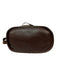 Coach Dark Brown Leather Brass Hardware Bag Dark Brown
