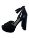 Stuart Weitzman Shoe Size 6 Black Manmade Material Suede Platform Shoes Black / 6