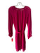 Isabel Marant Size 1 Hot pink Silk Long Sleeve Keyhole Button Dress Hot pink / 1