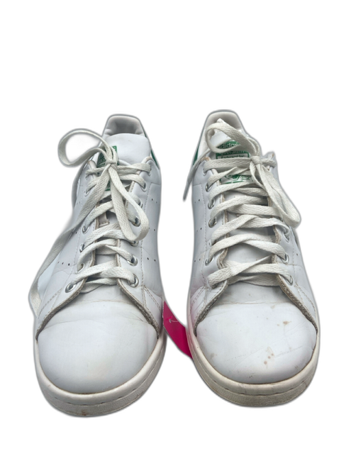 Adidas Shoe Size 10.5 AS IS White & Green Leather Solid Sneaker Men's Shoes White & Green / 10.5
