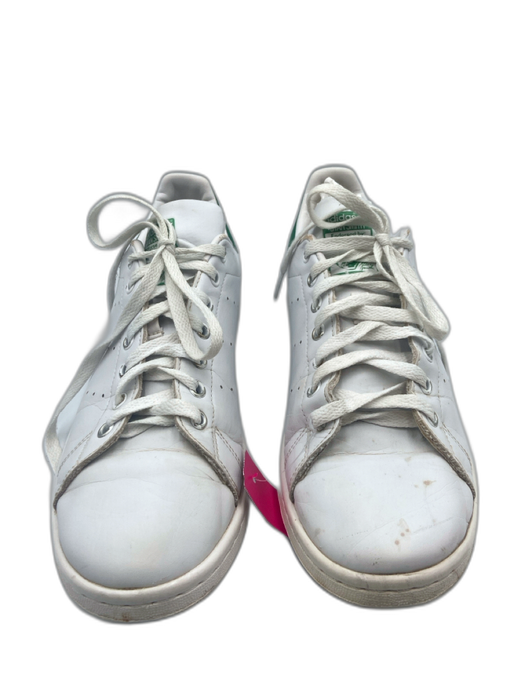 Adidas Shoe Size 10.5 AS IS White & Green Leather Solid Sneaker Men's Shoes White & Green / 10.5