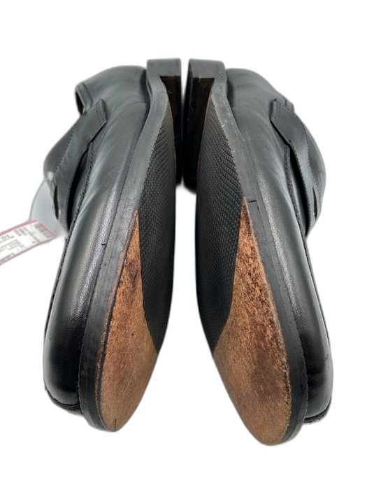 Banana Republic Shoe Size 10.5 Black Leather Solid Dress Men's Shoes Black / 10.5