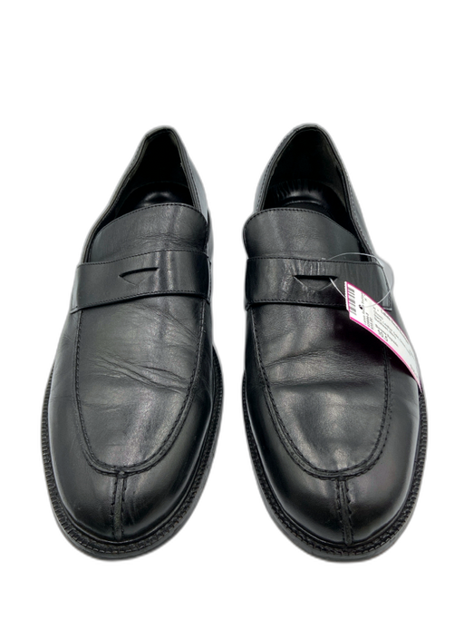 Banana Republic Shoe Size 10.5 Black Leather Solid Dress Men's Shoes Black / 10.5