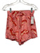 Farm Rio Size Small Pink, Red, Yellow Linen Blend Lobster Button Front Short Set Pink, Red, Yellow / Small