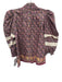 Hunter Bell Size XS Gray, Pink, Purple Cotton Long puff sleeve Floral Top Gray, Pink, Purple / XS