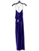 Simon Miller Size Large Purple Acetate Satin Sleeveless Full length Dress Purple / Large