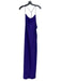 Simon Miller Size Large Purple Acetate Satin Sleeveless Full length Dress Purple / Large