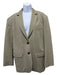 Anine Bing Size Medium Khaki Green Wool Long Sleeve Flap Pockets Blazer Jacket Khaki Green / Medium