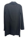 Tibi Size 6 Black Polyester Blend Long Sleeve Satin Lapels One Pocket Dress Black / 6