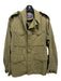 Ralph Lauren Purple Size M Olive Green Cotton Blend 4 Pocket Button Field Jacket Olive Green / M