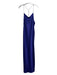 Simon Miller Size L Purple Acetate & Polyester slip Spaghetti Strap Maxi Dress Purple / L