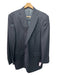 Peter Millar Dark Gray Wool Solid 2 Button Men's Suit Dark Gray / 44T