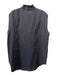 Totem Size 42 Black Viscose Blend Mock Neck Fray Detail Sleeveless Paneled Top Black / 42
