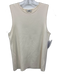 COS Size L Cream Rayon Blend Knit Round Neck Sleeveless Top Cream / L