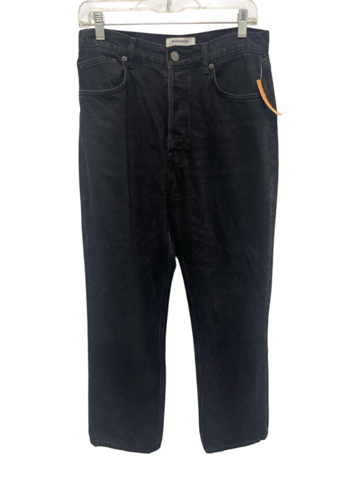 Reformation Jeans Size 29 Charcoal Black Cotton Blend Denim High Rise Jeans Charcoal Black / 29