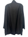 Akris Size 10 Black Silk Long Sleeve Zip Front Flap Pockets Collar Jacket Black / 10