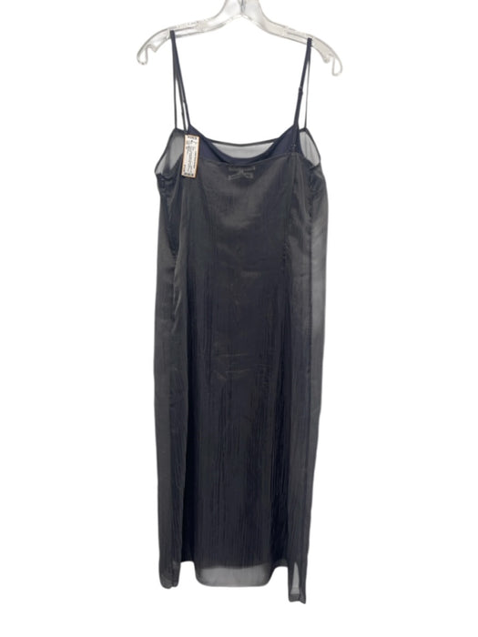 Reformation Size 10 Gray & Blue Polyester Spaghetti Strap Square Neck Dress Gray & Blue / 10