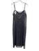 Reformation Size 10 Gray & Blue Polyester Spaghetti Strap Square Neck Dress Gray & Blue / 10