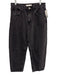MNG by Mango Size 6 Faded Black Cotton Denim High Rise Pockets Wide Leg Jeans Faded Black / 6