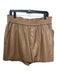 A.L.C. Size XL Beige Polyurethane Elastic Waist Pockets Shorts Beige / XL