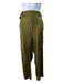 Intermix Size XL Olive Green Cupro Blend Satin Cargo Sash Hook & Zip Pants Olive Green / XL