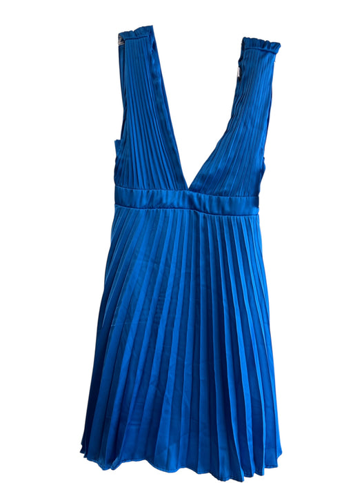 Sincerely Jules Size Medium Royal Blue Polyester Back Zip Back Zip Dress Royal Blue / Medium