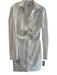 Princess Polly Size 4 White Polyester Button Down Long Sleeve Collared Dress White / 4