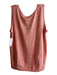 Neiman Marcus Size M Pink 100% Silk Knit Pointelle Round Neck Sleeveless Top Pink / M