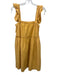 Madewell Size S Marigold Yellow Cotton Sleeveless Elastic Top Mini Dress Marigold Yellow / S