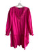 J Crew Size Medium Hot pink Cotton Long Sleeve A Line Knee Length Dress Hot pink / Medium