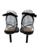 Sam Edelman Shoe Size 7 Black Suede & Leather Strappy Croc Ankle Buckle Sandals Black / 7