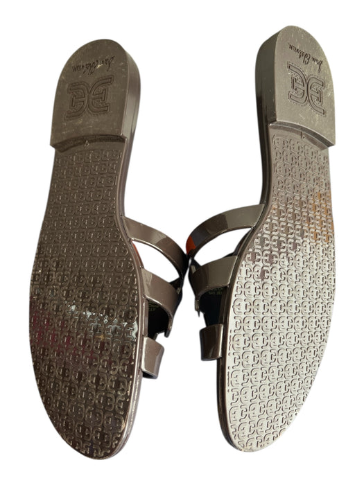 Sam Edelman Shoe Size 9 Brown Manmade Material open toe toe strap Logo Shoes Brown / 9