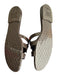 Sam Edelman Shoe Size 9 Brown Manmade Material open toe toe strap Logo Shoes Brown / 9