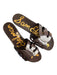 Sam Edelman Shoe Size 9 Brown Manmade Material open toe toe strap Logo Shoes Brown / 9